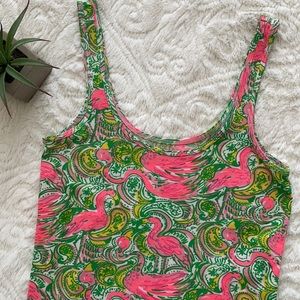 🦩 Lilly Pulitzer Flamingo Tank Top